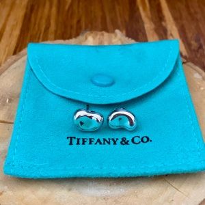 Tiffany & Co. Bean Stud Earrings with case